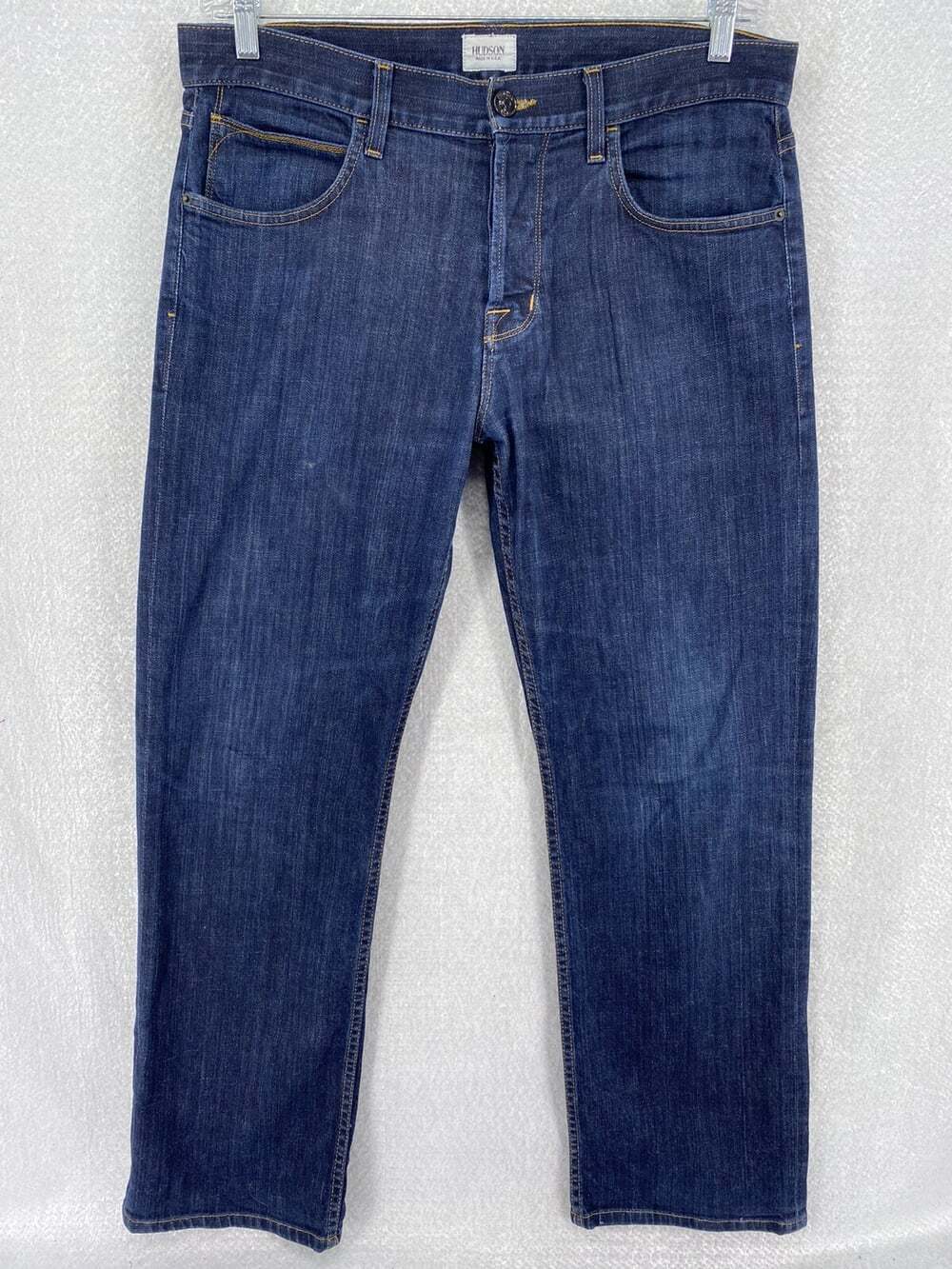 Hudson Men’s 33 Buckley 5 Pocket Athletic Fit - Relaxed Straight Dark Wash Jeans